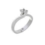 Δαχτυλιδι Μονοπετρο με Διαμαντι 0,33 Ct , F , VS 